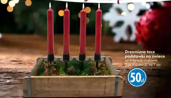 Tedi Drewniane tace podstawki na świece oferta