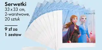 Tedi Serwetki Kraina Lodu 33x33 cm 20 szt. oferta