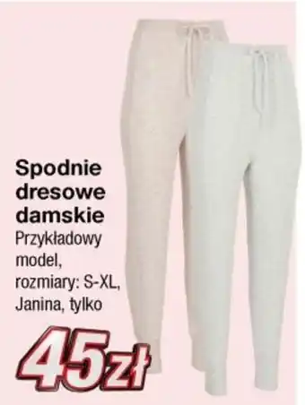 KiK Spodnie dresowe damskie oferta