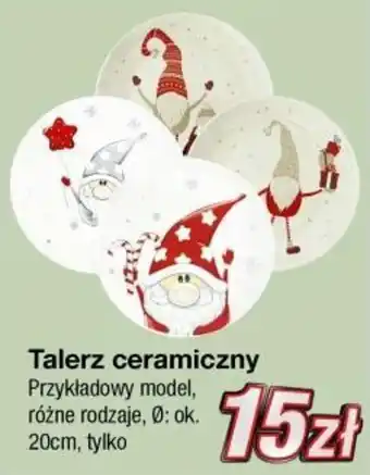 KiK Talerz ceramiczny oferta