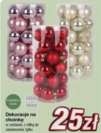 Dekoracje na choinkę