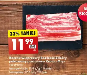 Biedronka Boczek wieprzowy oferta