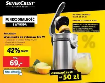 Lidl Wyciskarka do cytrusów 130 W oferta