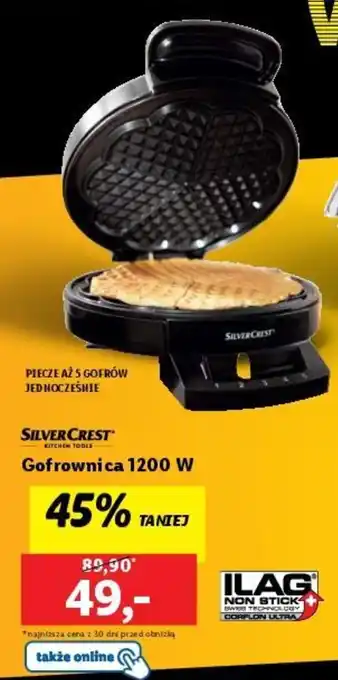 Lidl Gofrownica 1200 W oferta