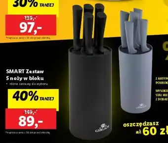 Lidl SMART Zestaw 5 noży w bloku oferta