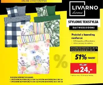 Lidl Pościel z bawełną renforcé oferta