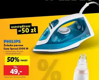 Lidl Żelazko parowe Easy Speed 2000 W oferta