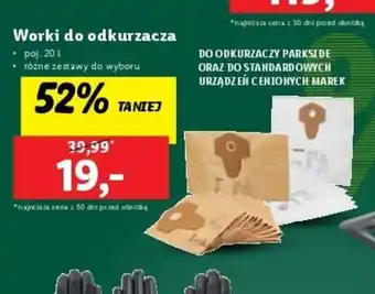 Lidl Worki do odkurzacza oferta
