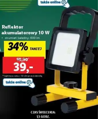 Reflektor akumulatorowy 10 W
