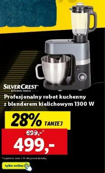 Lidl Profesjonalny robot kuchenny z blenderem kielichowym 1300 W oferta