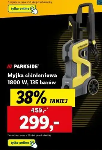 Lidl Myjka ciśnieniowa 1800 W, 135 barów oferta
