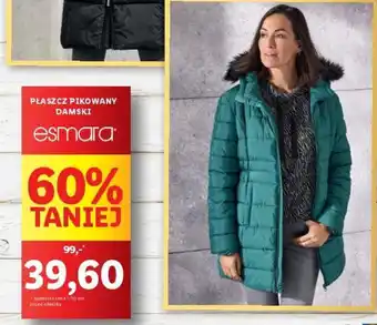 Lidl PŁASZCZ PIKOWANY DAMSKI oferta