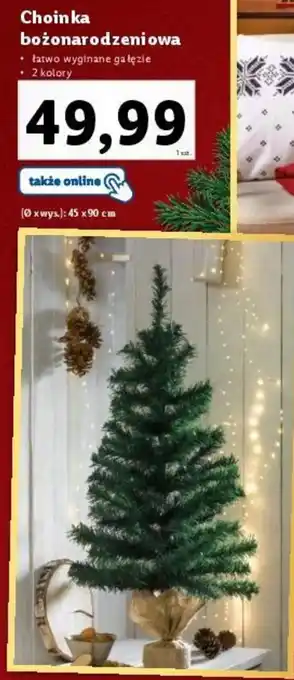 Lidl Choinka bożonarodzeniowa oferta
