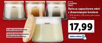 Lidl Świeca zapachowa mini z drewnianym knotem oferta