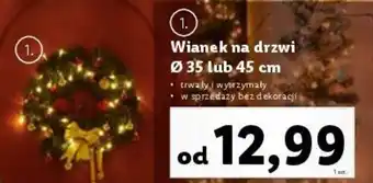 Lidl Wianek na drzwi Ø 35 lub 45 cm oferta