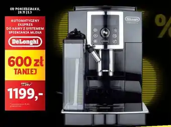 Lidl AUTOMATYCZNY EKSPRES DO KAWY Z SYSTEMEM SPIENIANIA MLEKA oferta