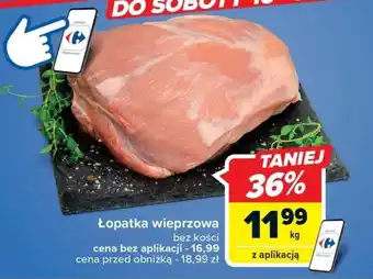 Carrefour Łopatka wieprzowa 1 kg oferta
