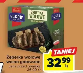 Carrefour Żeberka wołowe wolno gotowane oferta
