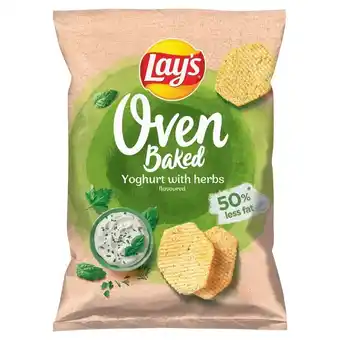Żabka Lay's oven baked pieczone formowane chipsy ziemniaczane o smaku jogurtu z ziołami 110 g oferta