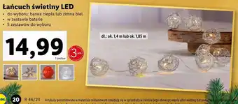 Lidl Łańcuch świetlny oferta