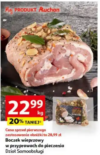 Auchan Boczek wieprzowy oferta