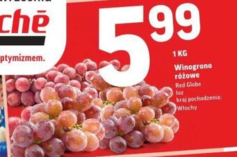 Intermarche Winogrono różowe 1kg oferta