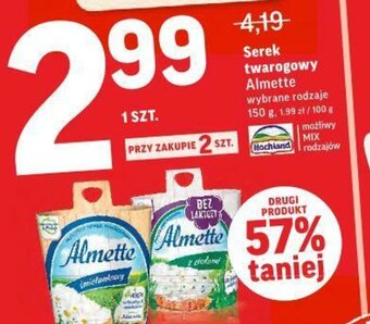 Intermarche Serek twarogowy Almette 150g oferta