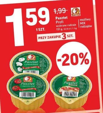 Intermarche Pasztet Profi 131g oferta