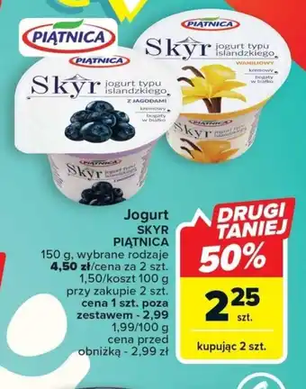 Carrefour Jogurt SKYR PLATNICA 150g oferta