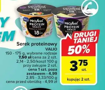 Carrefour Serek proteinowy VALIO 150-175g oferta