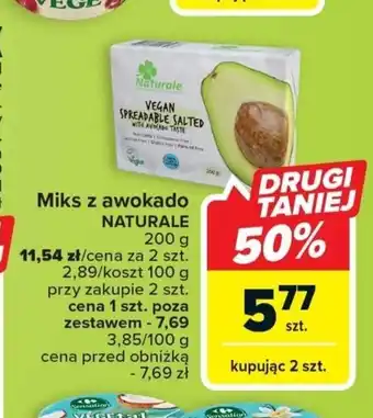 Carrefour Miks z awokado NATURALE 200g oferta