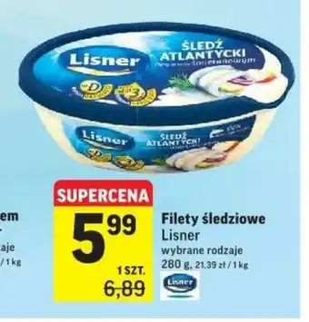 Intermarche Filety śledziowe Lisner 280g oferta