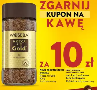 Intermarche Kawa rozpuszczalna WOSEBA Mocca Fix Gold 200g oferta