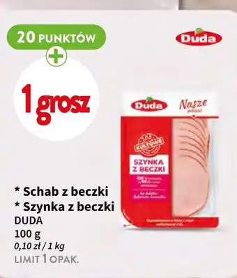 Intermarche Schab z beczki Szynka z beczki DUDA 100g oferta