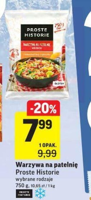 Intermarche Warzywa na patelnie Proste Historie 750g oferta