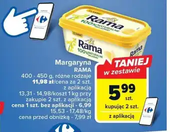 Carrefour Market Margaryna RAMA 400-450g oferta