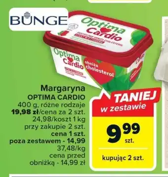 Carrefour Market Margaryna OPTIMA CARDIO 400 g oferta