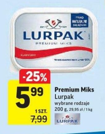 Intermarche Premium Miks Lurpak 200g oferta