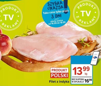 Carrefour Filet z indyka 1kg oferta