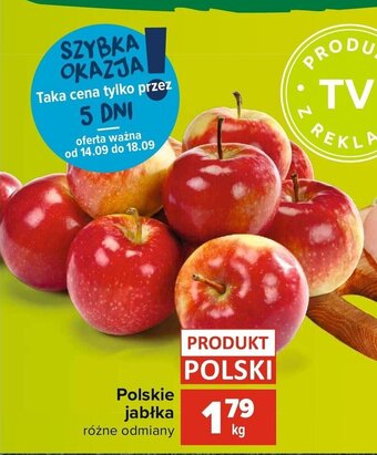 Carrefour Polskie jabłka 1kg oferta