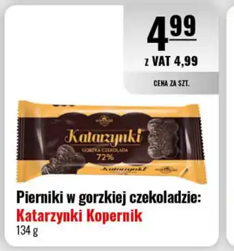 Eurocash Pierniki w gorzkiej czekoladzie Katarzynki Kopernik 135g oferta
