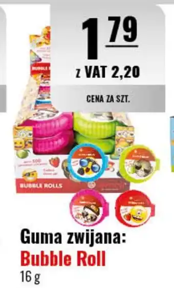 Eurocash Guma zwijana Bubble Roll 16 g oferta