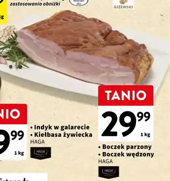 Intermarche Boczek wędzony / Boczek parzony HAGA 1 kg oferta
