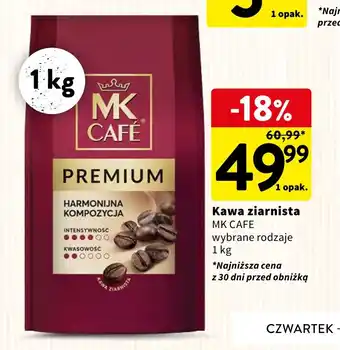 Intermarche Kawa ziarnista MK CAFE 1 kg oferta