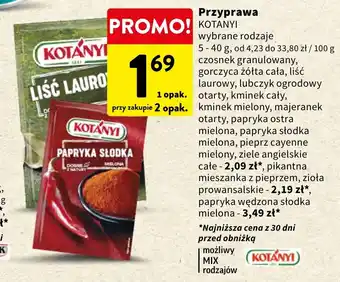 Intermarche Przyprawa KOTANYI 5-40 g oferta