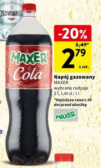 Intermarche Napój gazowany MAXER 2 l oferta