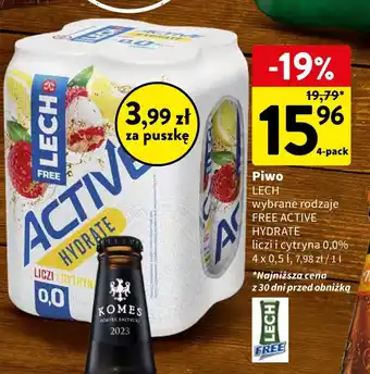 Intermarche Piwo LECH 4 x 0,5 l oferta