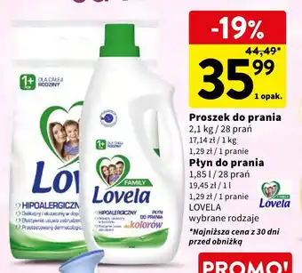 Intermarche Proszek do prania 2,1 kg / Płyn do prania 1,85 l oferta