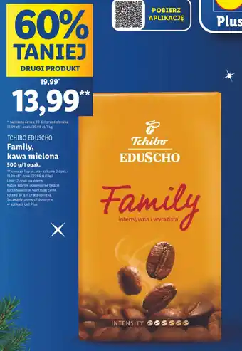 Lidl TCHIBO EDUSCHO Family, kawa mielona 500 g oferta