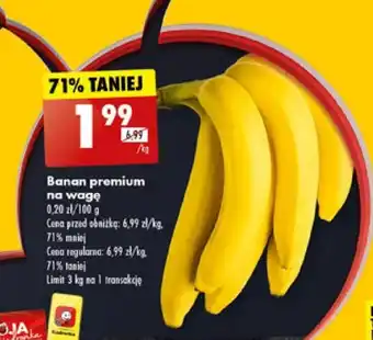 Biedronka Banan premium na wagę 1 kg oferta